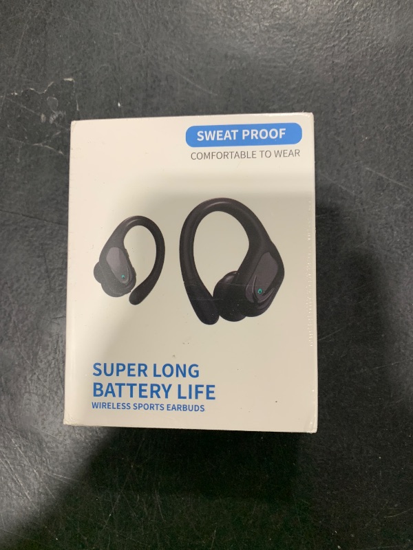 Photo 1 of HAOYUYAN Wireless Earbuds Bluetooth Headphones 80hrs Playback Ear Buds Power Display with Noise Canceling Mic Headsets for Sports/Workout/Running Gray