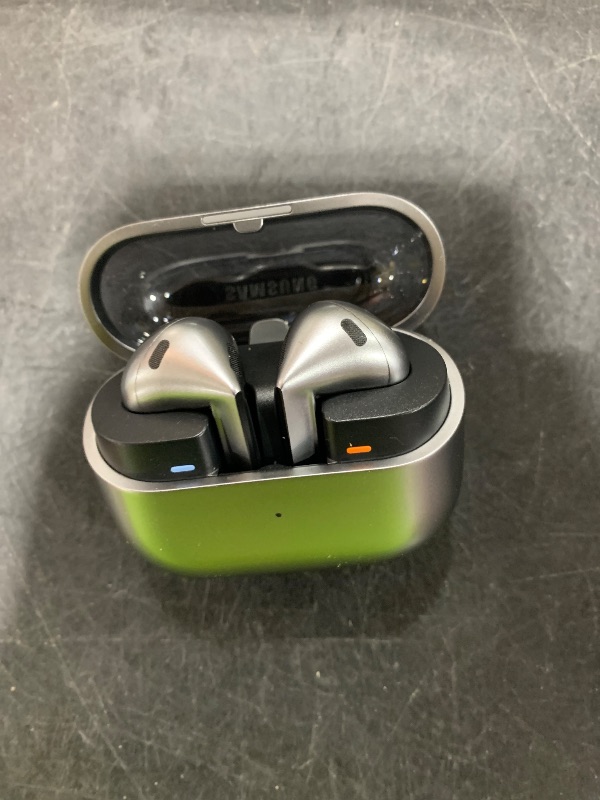 Photo 1 of SAMSUNG Galaxy Buds 3 AI True Wireless Bluetooth Earbuds, Open Type Fit, Active Noise Cancellation, 360 Audio, Touch Control, Silver [US Version, Amazon Exclusive, 2Yr Warranty]