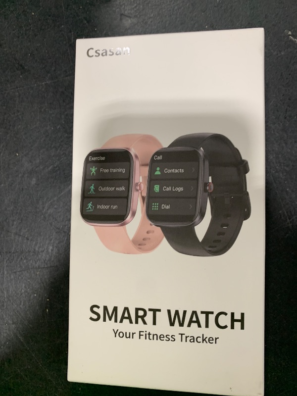 Photo 1 of 1.91" HD Screen Smartwatch for Men Women(Answer/Make Call), Fitness Watch with Heart Rate/Sleep Monitor/Steps Monitor, IP68 Waterproof Activity Trackers, Black