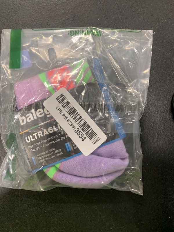Photo 1 of Balega Ultraglide Cushioning Performance No Show Athletic Running Socks for Men and Women (1 Pair), Light Aqua/Lake Blue, Large