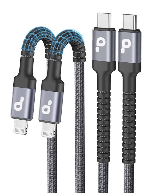 Photo 1 of PRAKIE USB C to Lightning Cable 3FT 2Pack iPhone Fast Charger Cable [MFI Certified] 1M USBC to Lightning Apple Type C Charger Cord ?for iPhone 13 12 11 Pro Max Mini X XS XR 8 Plus 10 SE iPad 8th
