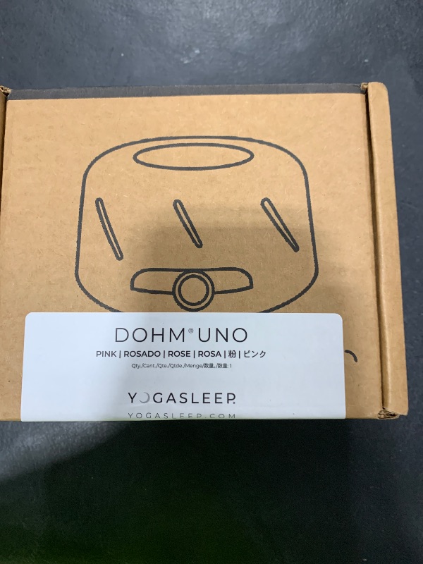 Photo 1 of Yogasleep Dohm Uno White Noise Sound Machine, Natural Pink Noise from a Real Fan, Adjustable Tone & Noise Canceling for Office Privacy & Meditation, Sleep Aid for Travel, Baby & Adults (Pink)