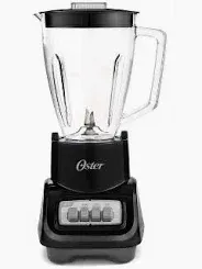 Photo 1 of Oster Turbo 5-Speed Countertop Blender Black: 800W, Dishwasher-Safe, 6-Cup Capacity