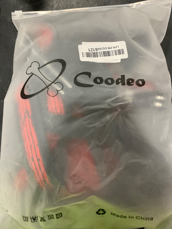 Photo 1 of COODEO Mobility Dog Lift Harness, Support Sling for Dog, Dog Walking Sling, Pet Rear Leg Support Rehabilitation Lifts Vest, Dog Carrier for Senior Dogs with Arthritis, Up Stair (Red, M)
