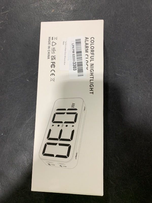 Photo 1 of Topski Loud Alarm Clocks for Bedrooms Heavy Sleepers, Digital Clock with Night Light, Large Display, Dual Alarm, Snooze, Dimmable Bedside Alarm Clock for Kids Teens Boys Girls