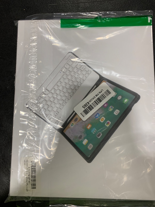 Photo 1 of kenke Case with Keyboard for iPad 9th/8th/7th Generation 10.2 inch 2021/2020/2019 Detachable Wireless Bluetooth Keyboard Cover Thin & Light with Left Side Pencil Holder Auto Wake/Sleep?Purple?