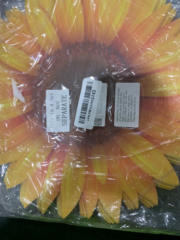 Photo 1 of Sinmoe 100 Pack Disposable Paper Placemats Bulk 13 Inch Paper Placemats Disposable Charger Plates Table Place Mats for Dinner Wedding Birthday Summer Spring Party Dinner Tableware(Sunflower)