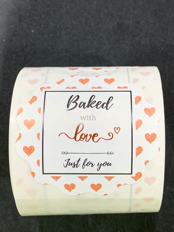 Photo 1 of baked with love stickers