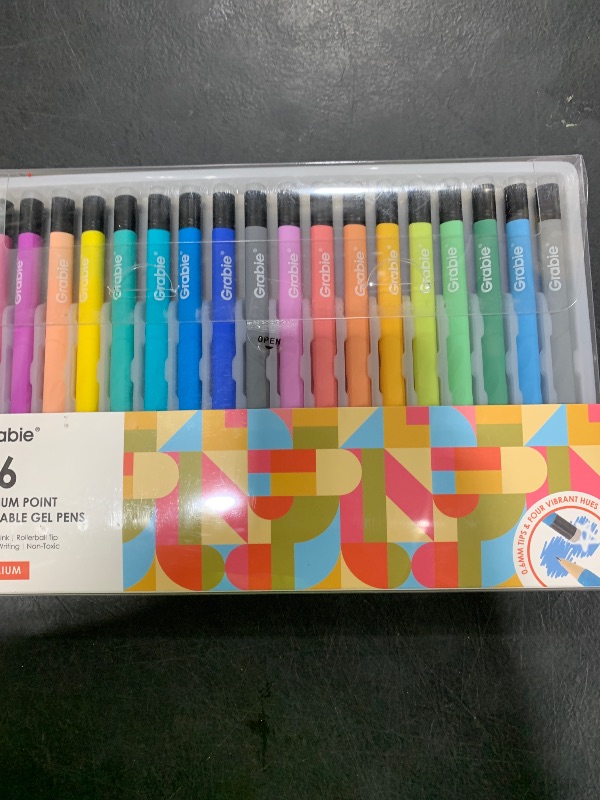 Photo 1 of Grabie® Erasable Gel Pens, 36 Colors Erasable Pens, Make Mistakes Disappear Colored Pens, Assorted Color Inks for Drawing Writing Planner,Gel Pens for Coloring