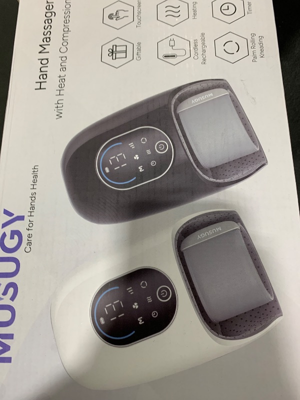 Photo 1 of Hand Massager with Heat and Compression : Full-Hand and Wrist Coverage with Touchscreen & Palm Roller – Designed for Daily Comfort at Home, Office, or Travel