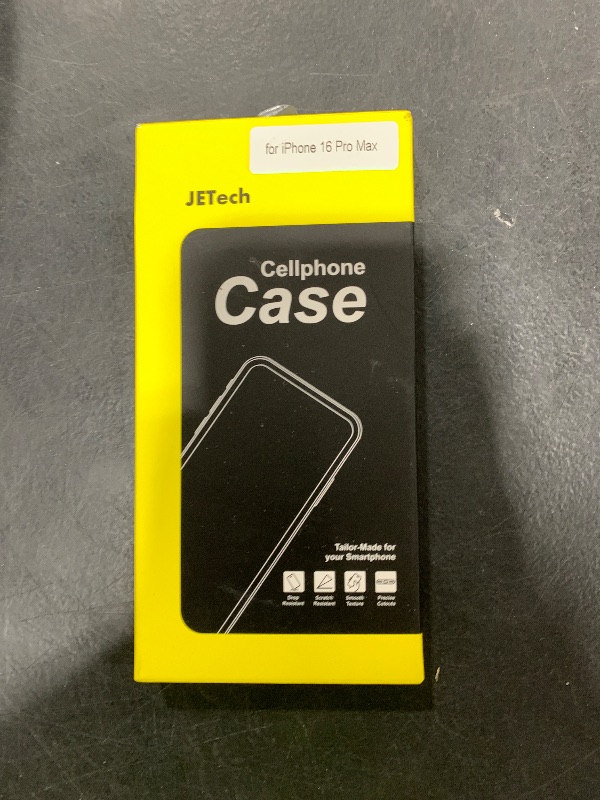 Photo 1 of JETech Matte Case for iPhone 16 Pro Max 6.9-Inch, Shockproof Military Grade Drop Protection, Frosted Translucent Back Phone Cover, Anti-Fingerprint (Desert Titanium)