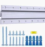 Photo 1 of French Cleat Hanger 17 Inch Heavy Duty- 2 Pack - Picture, Mirror, Whiteboard,...
