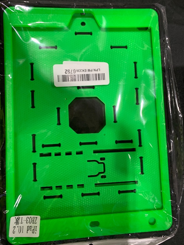 Photo 1 of TIMISM Case for iPad 9th/8th/7th Generation(2021/2020/2019), Heavy Duty Military Grade Shockproof Rugged Protective 10.2" Cover with Built-in Stand for iPad 9 8 7 Gen, Black+Green
