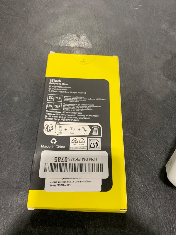 Photo 1 of JETech Case for iPhone 14 6.1-Inch, Non-Yellowing Shockproof Phone Bumper Cover, Anti-Scratch Clear Back (Clear)