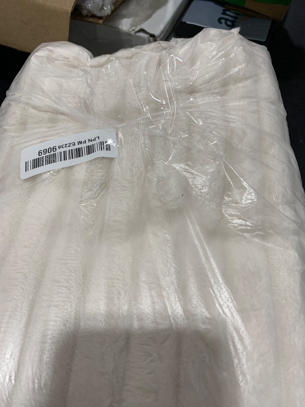 Photo 1 of HAOMAIJIA Waterproof Couch Cover for Dogs Washable,Fuzzy Pet Couch Covers for Sofa,Thick Soft Dog Bed Cover Non-Slip Couch Covers for 3 Cushion Couch Sofa Pet Friendly (Off White, 35" x 74")