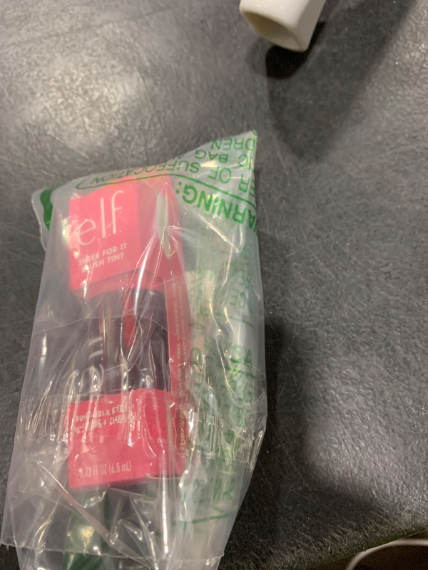 Photo 1 of e.l.f. Sheer For It Blush Tint, Multi-Use, Long-Lasting Lip & Cheek Makeup, Creates A Natural Flush Finish, Vegan & Cruelty-Free, Left On Red