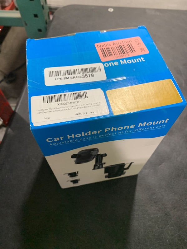 Photo 1 of Cup Holder Phone Mount for Car,Upgraded 2 in 1 Car Cup Phone Holder Expander with Adjustable Base,360 Degree Rotation,This Hill Cup Phone Holder for Car Compatible iPhone,Samsung & All Smartphones