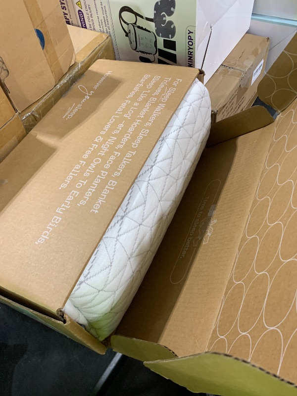 Photo 1 of Coop Home Goods Eden Cool Adjustable Pillow, King Size - Adjustable Memory Foam with Gel Infusion - Soft Breathable Lulltra Fabric - Ideal for All Sleepers - Eco-Friendly CertiPUR-US Certified