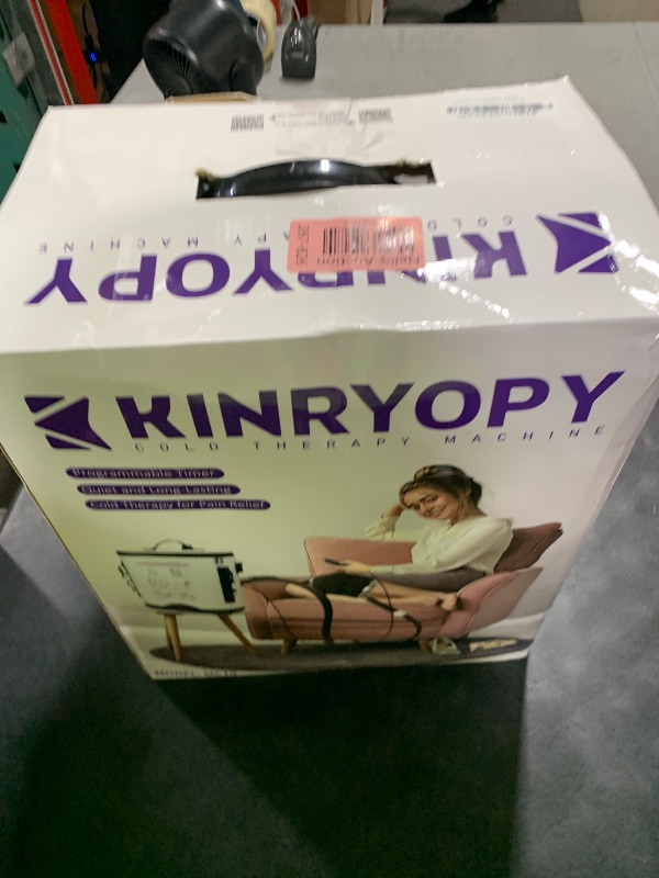 Photo 1 of Cold Therapy Machine with Programmable Timer, Portable Ice Machine for Knee After Surgery, Knee Replacement Recovery System, Cryotherapy Pain Relief w/Compression Pad for,Shoulder, Hip and Ankle