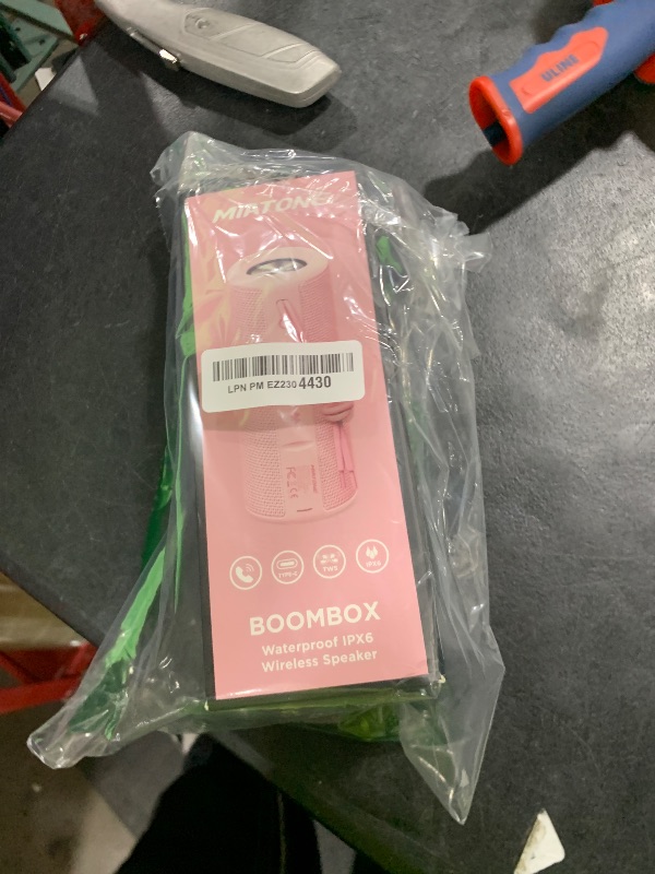 Photo 1 of MIATONE Boombox Outdoor Portable Bluetooth Speaker Waterproof Wireless Speakers Gifts for Women Mothers Mom Wife Her - Pink