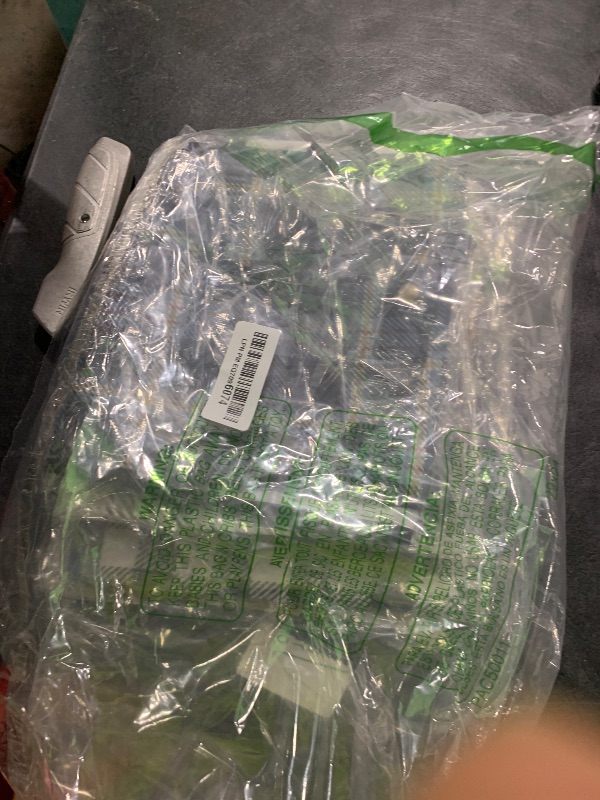 Photo 1 of 10 Pcs Adult Bib for Eating Washable Waterproof Clothing Protector with Crumb Catcher Reusable Large Bibs for Men Elderly Women Senior, Assorted Plaid Patterns Multi