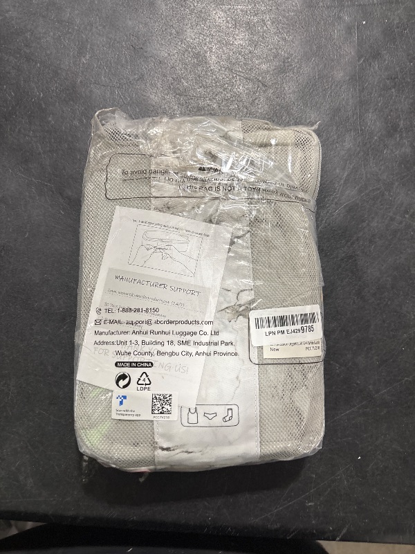 Photo 1 of 10 Set Compression Packing Cubes for Travel Essentials,Compressible Expandable Packing Cubes for Suitcase,OlarHike Luggage Organizer Bags for Travel,Handy Helper for Organizing Clothes(White Marble)