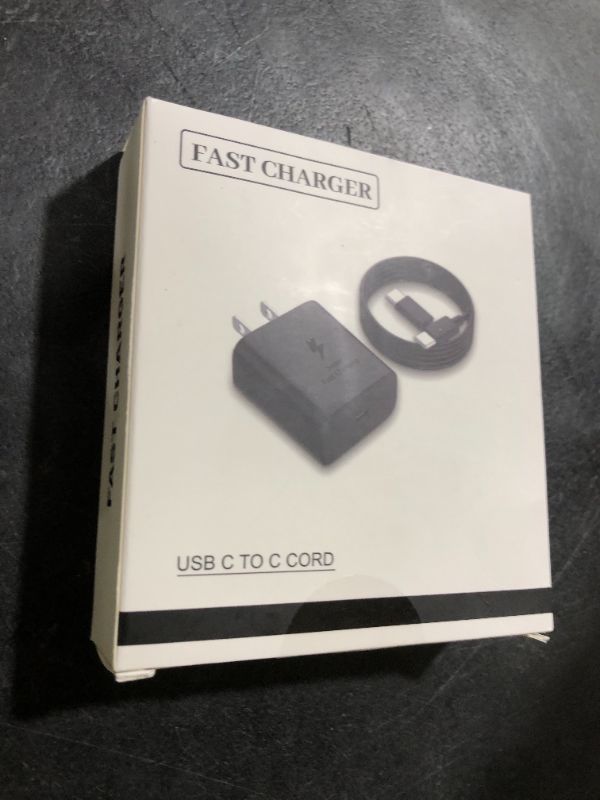 Photo 1 of 2025 New 45W Super Fast Charger USB C Android Phone Charger Fast Charging Replacement for Samsung Galaxy S25/S25 Ultra/S25+/S24 Ultra/S24/S24+/S23 Ultra/S23/S22/S20/S21/Note 10,Galaxy Tab, 6ft C Cable