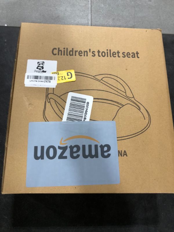 Photo 1 of PandaEar Baby Toddler Potty Training Toilet Seat for Boys and Girls with Handles| Child Kids Potty Seat Toilet Seat Attachment| Safe Urine Guard Non-Slip Rubber Rim| Fits Round & Oval Toilets