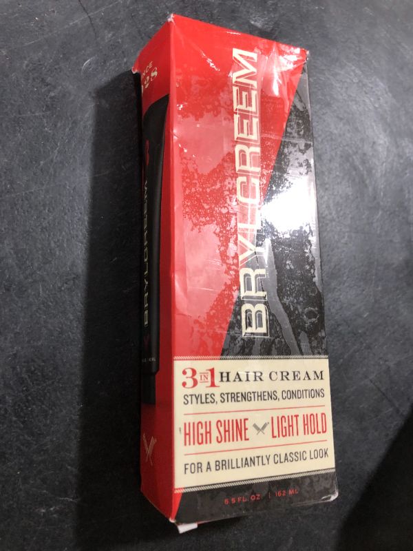 Photo 1 of Brylcreem 3-in-1 Original High Shine Men's Hair Cream for Styling, Strengthening, and Conditioning, Alcohol-Free, 5.5 Ounce