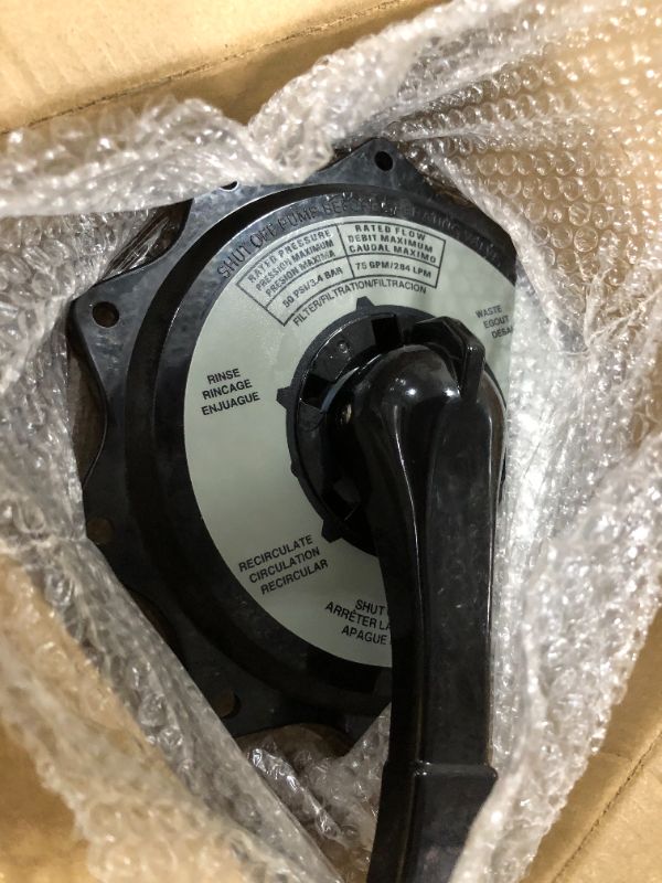 Photo 1 of MULAN SPX0715BA3 Key Cover and Handle Assembly Compatible with Hayward Multiport Valves and Filters - Black
