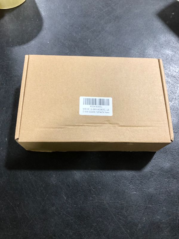 Photo 1 of HMYYJT MR16 LED Bulb 50W Halogen Equivalent,3000K Warm White,5W MR16 GU5.3 12-36V AC&DC Spotlight Bulb,38° Beam Angle for Landscape,NO-Dimmable,12-Pack.