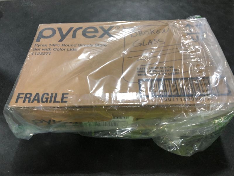 Photo 1 of Pyrex Simply Store (7-Pack) Glass Food Storage Containers Set, (1, 2, 4 & 7 Cup) Meal Prep Containers With BPA-Free Lids, Dishwasher & Microwave Safe