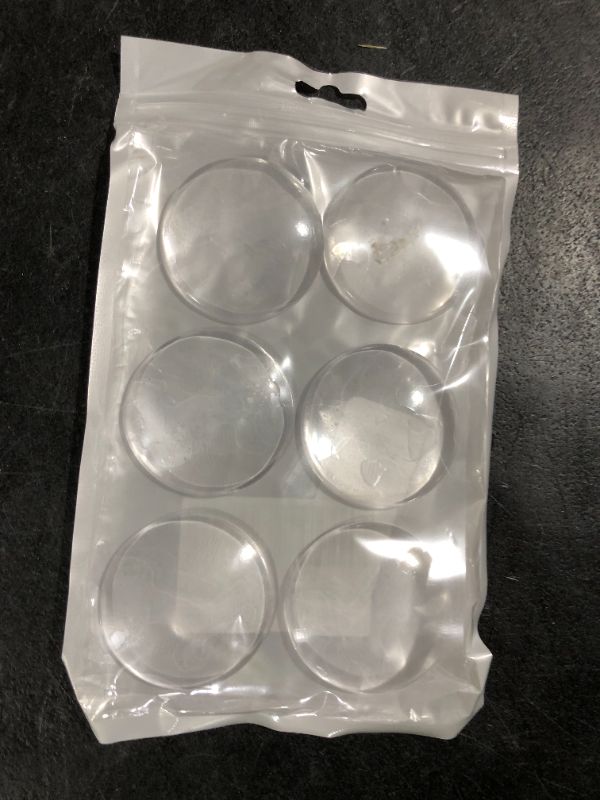 Photo 1 of Strongest Door Stoppers for Wall, LveSunny 6Pcs of 2" Door Knob Wall Protector, Round Wall Protectors from Door Knobs, Clear Rubber Door Stop for Doors Handle, Shower Door, Self Adhesive