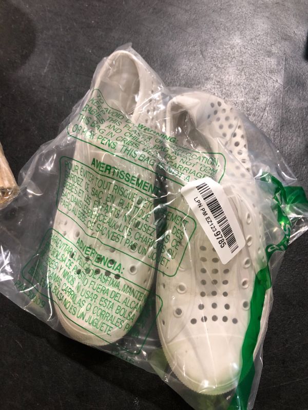 Photo 1 of SAGUARO Mens Garden Shoes for Women Breathable Slip-On Gardening Clogs Quick Dry Non-Slip Water Shoe Outdoor Beach Sandals Aero XVII White 8 Women/6 Men
