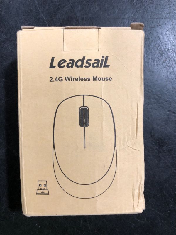 Photo 1 of LeadsaiL Wireless Mouse for Laptop, 2.4GHz Silent USB, Slim Optical, 1600 DPI, Mint Green, 3 Buttons, 10m Range, Ambidextrous, Windows/Mac/Linux Compatible