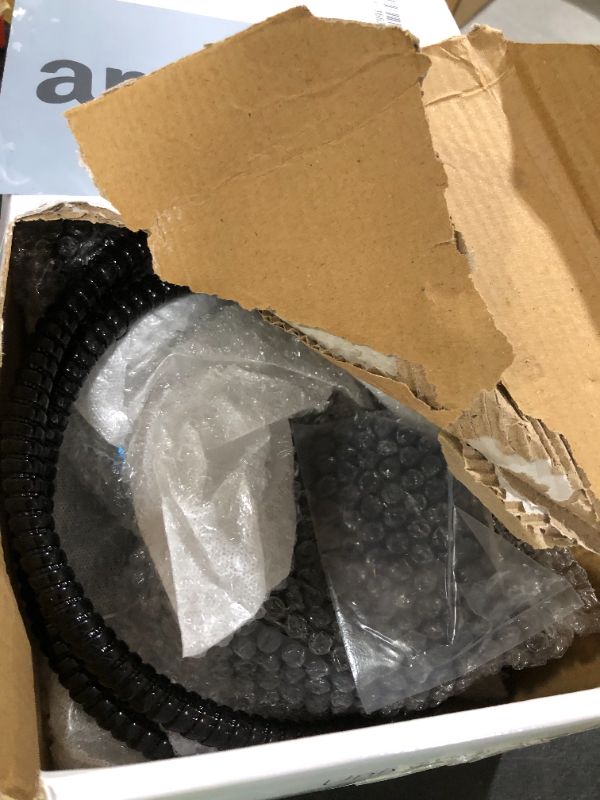 Photo 1 of Delta 5-Setting HydroRain 2-in-1 Dual Shower Head with ProClean Spray, Matte Black High Pressure Shower Head with Handheld Spray, 1.75 GPM Flow Rate, Matte Black 75419BL