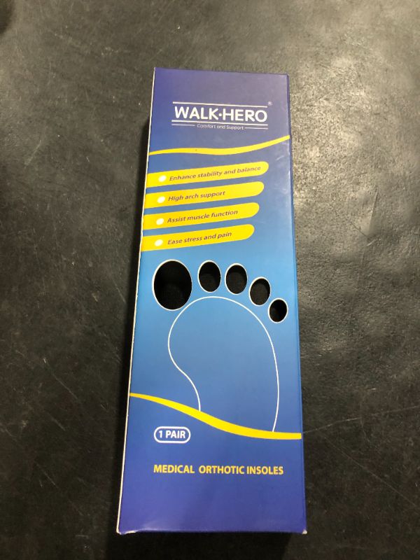 Photo 1 of Plantar Fasciitis Feet Insoles Arch Supports Orthotics Inserts Relieve Flat Feet, High Arch (Mens 11-11 1/2 | Womens 13-13 1/2)