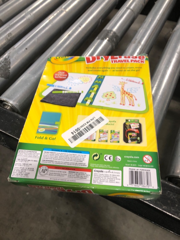 Photo 1 of Crayola Washable Dry Erase Travel Pack, Whiteboard for Kids, Ages 4, 5, 6, 7