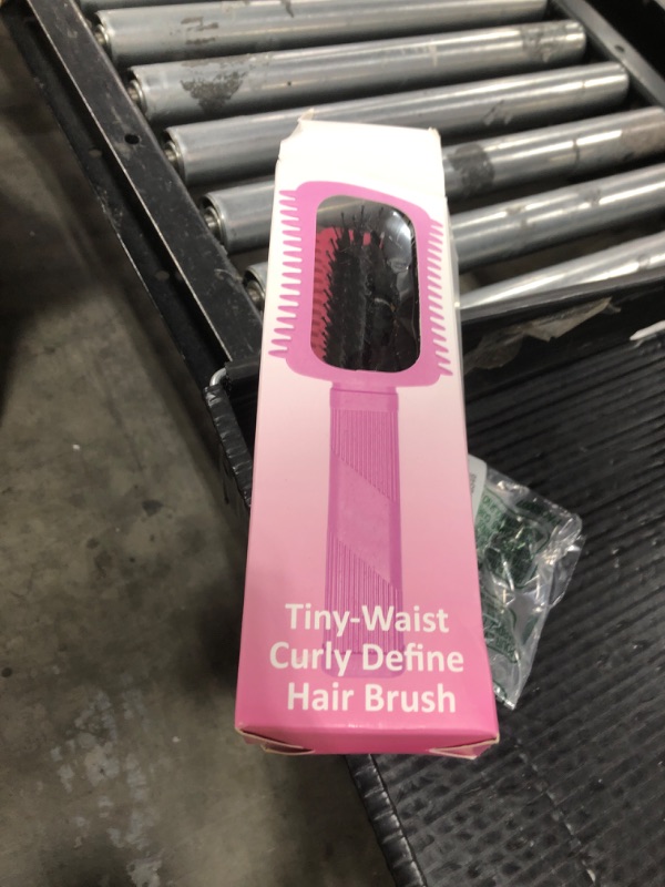 Photo 1 of Curly Hair Brush Defining, Volume Brush for Curly Hair, Curl Defining Brush, Shaping and Styling Women's Curls (Rose Red)