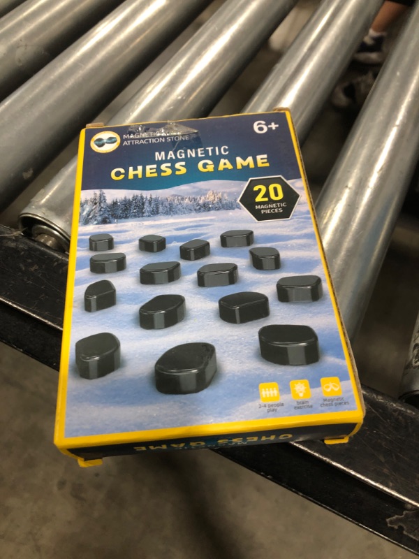 Photo 1 of magnetic chess game