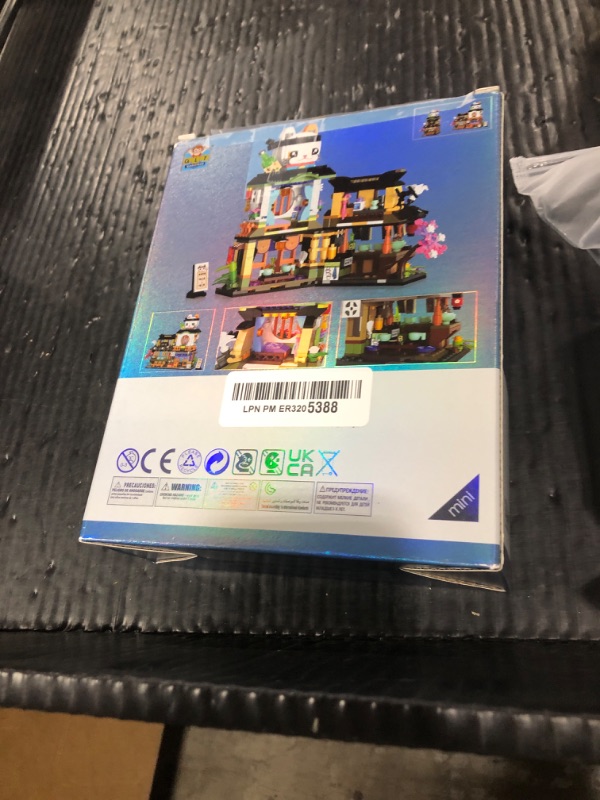 Photo 1 of Japanese Street View Izakaya Shop Mini Building Blocks Set, MOC Creative Cute Japanese Toys, 809 PCS Simulation Architecture Construction Toy, Gift for Adults Kids Girls 6-12, Not Compatible with Lego