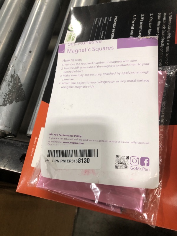 Photo 1 of Mr. Pen- Self Adhesive Magnet Squares, 120 Pcs, Small Square Magnets with Adhesive Backing