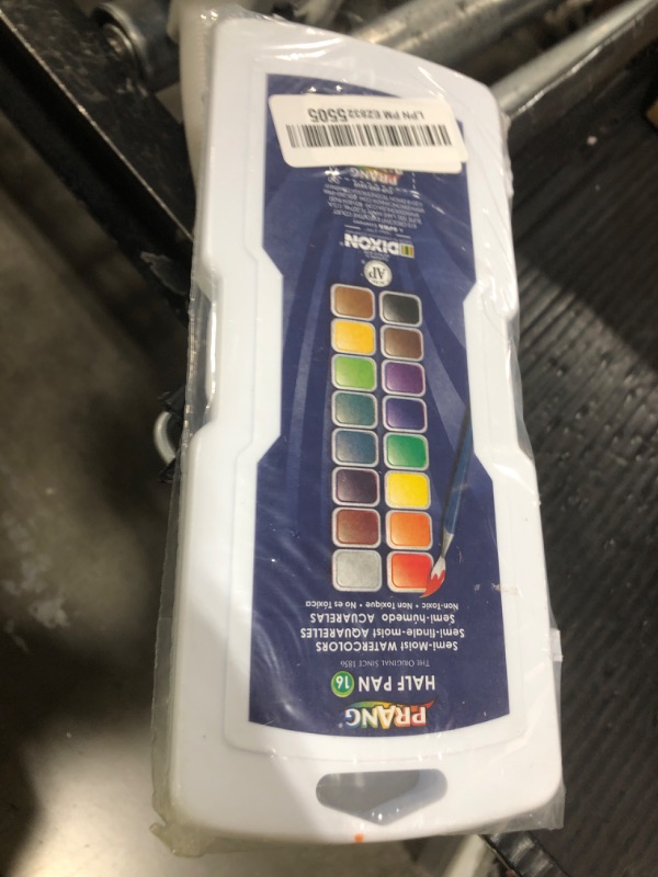 Photo 1 of Prang Refill Pans for Half Pan Watercolor Sets, 12 Pans per Box, Yellow Orange (08011)