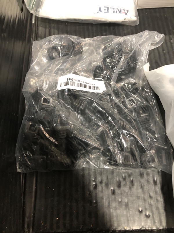 Photo 1 of EZends Premium Grade 3/4 Inch Extra Durable Square Tubing End Cap 100PK (14-20 Gauge Wall Tubing) for Plastic Plugs and Caps