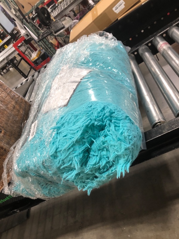 Photo 1 of large blue rug size unknown