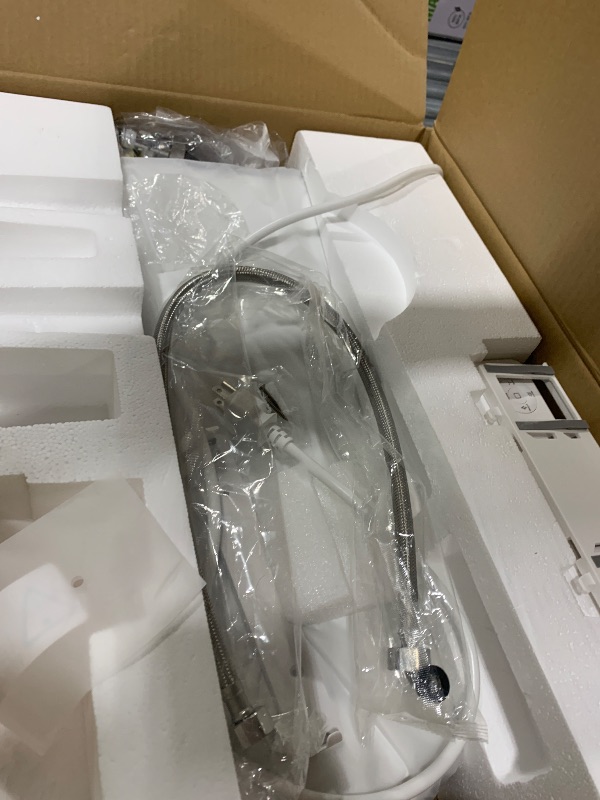 Photo 1 of Elongated Bidet Toilet Seat with Quiet-Close, Non-Electric Bidet Mode with Dual Nozzles, Fit Elongated Toilet Seat, Adjustable Water Pressure with Brass inlet