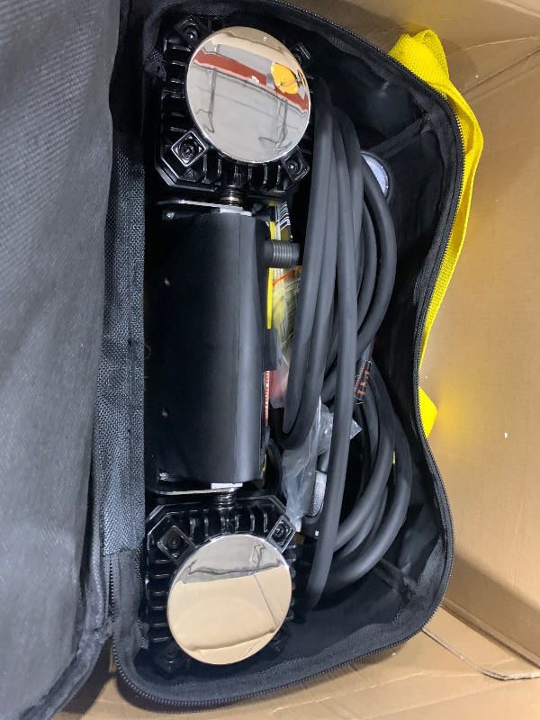 Photo 1 of SMAOUT 12V Air Compressor, Offroad Portable Inflator 12.3 CFM, Air Pump Max 150PSI for Heavy-Duty Tire, 4x4 Vehicle, SUV, RV