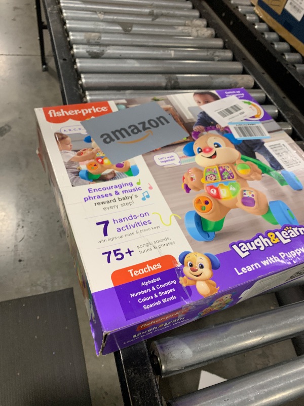 Photo 1 of Fisher-Price Baby Toy Laugh & Learn Smart Stages Learn with Puppy Walker with Music Lights & Activities for Infants Ages 6+ Months