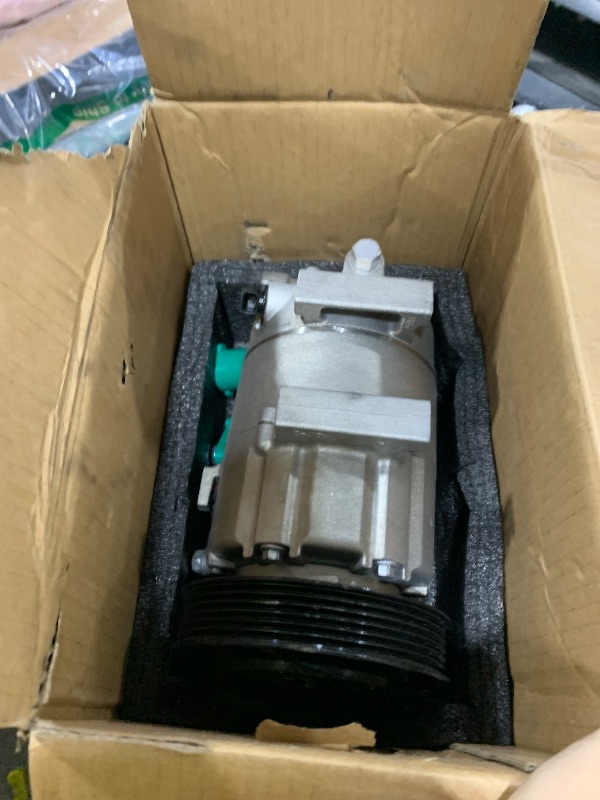 Photo 1 of 97701A5501 AC Compressor with Clutch Replacement for Kia Forte5 2014-2016, Forte Koup 2014-2017, Soul 2014-2019, Hyundai Elantra 2017, Only for 1.6L Engines