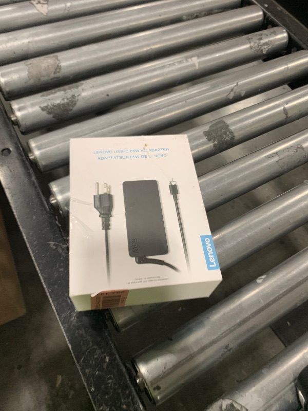 Photo 1 of Lenovo USB-C 65W AC Adapter (UL) - 65 W - 5 V DC Output